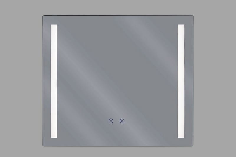 Speil Aarsh LED 60x70 cm - Transparent - Baderomsspeil med belysning - Speil - Baderomsspeil