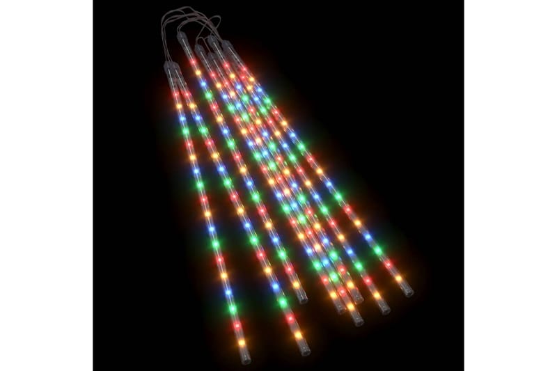 8stk Meteorlys 50 cm 288 LED innendørs og utendørs - Flerfarget - Trappebelysning - Lyslist - Dekorasjonsbelysning