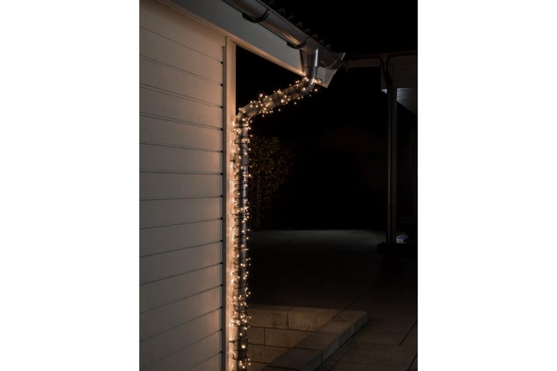 Slynge 1000 varmhvite LED Svart - Konstsmide - Lysslynge innendørs - Dekorasjonsbelysning