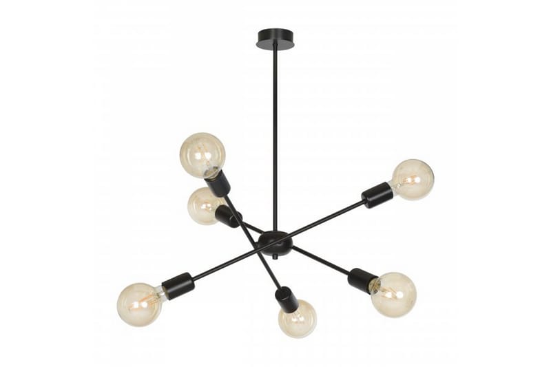 Proton 6 pendel Svart - Scandinavian Choice - Taklampe soverom - Kjøkkenlampe & taklampe kjøkken - Lamper gang - Vinduslampe - Pendellamper & Hengelamper - Taklampe stue - Vinduslampe hengende - Taklampe