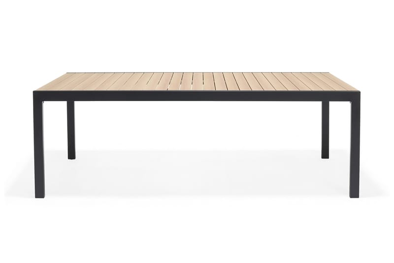 Forlengningsbart Spisebord Panama 211 cm - Svart/Gul - Spisebord ute