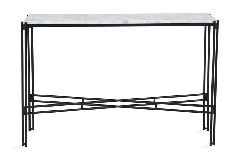Avlastningsbord Sisko 100 cm Marmor - Svart|Hvit - Konsollbord & gangbord - Avlastningsbord & sidobord - Marmorbord - Entreoppbevaring