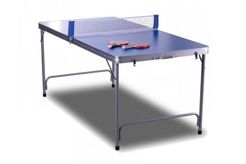 Prosport Sammenleggbart Mini Bordtenninsbord - Blå - Spillebord - Bordtennisbord