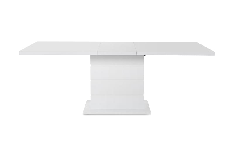 Spisebord Griffith Forlengningsbart 160 cm - Hvit - Spisebord & kjøkkenbord