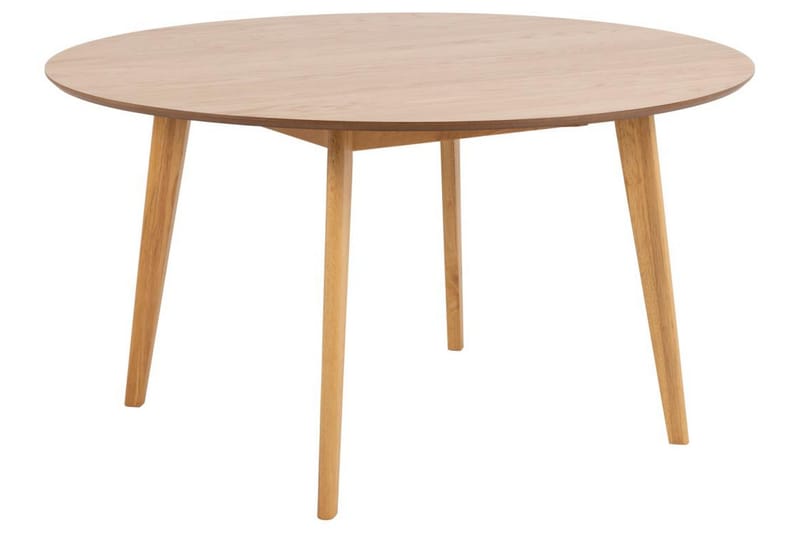 Spisebord Hallaci 140 cm Rundt - Natur - Spisebord & kjøkkenbord