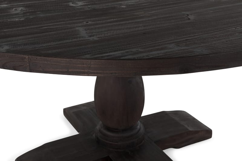 Spisebord Suzon 150 cm Rundt - Brun - Spisebord & kjøkkenbord
