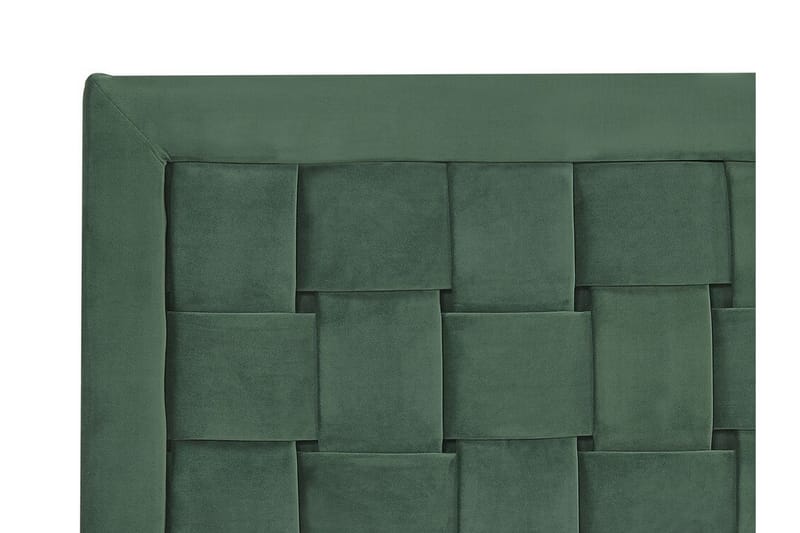 Seng Darhult 160x200 cm - Grønn/Fløyel - Sengeramme & sengestamme