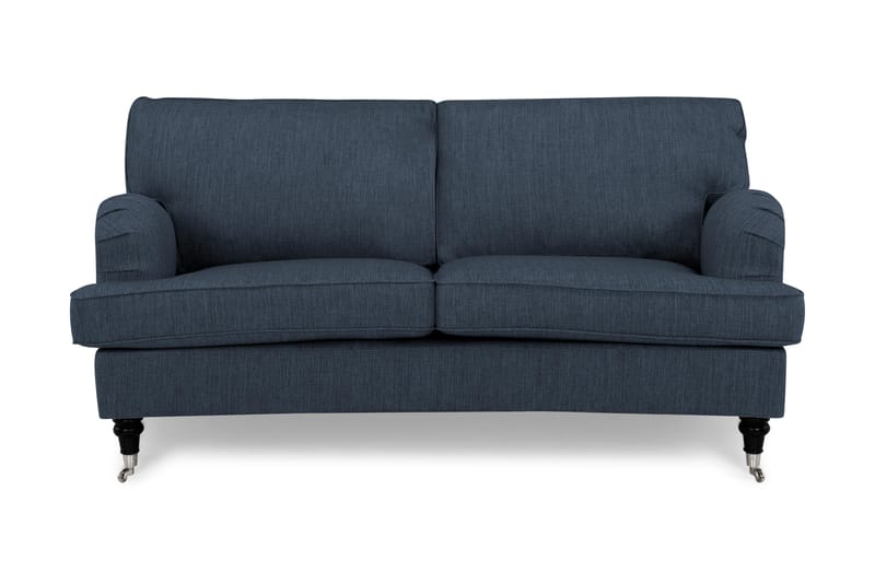 Sofa Oxford Classic 2-seter Buet - Mørkblå - 2 seter sofa - Howard-sofaer