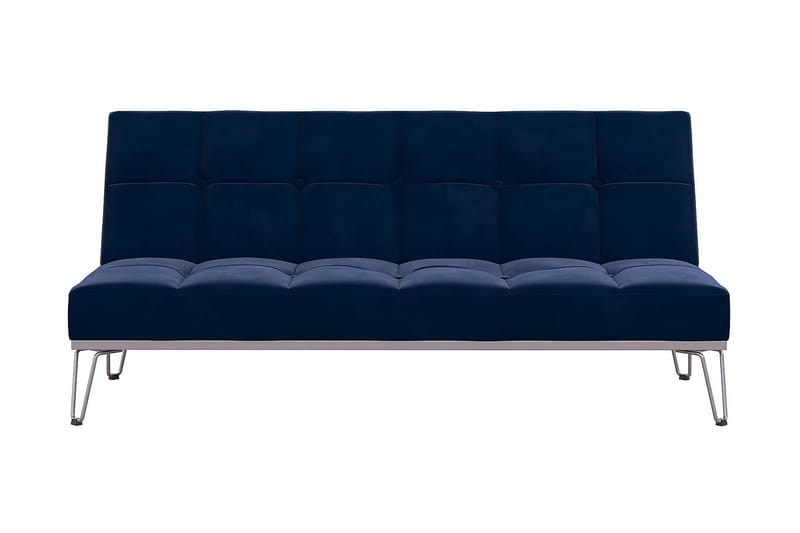 Futon Elle Fløyel/Blå - Novogratz - Futon sofa