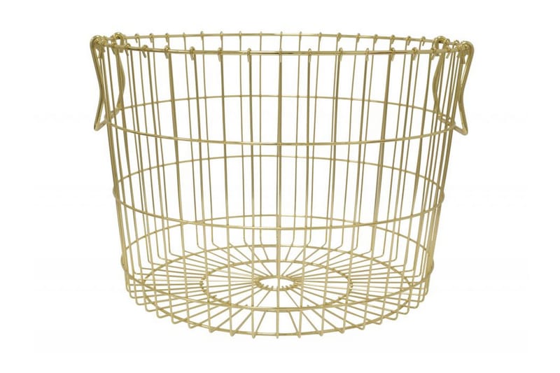 Trådkurv Basket Gull/Metall - Borås Cotton - Trådkurv