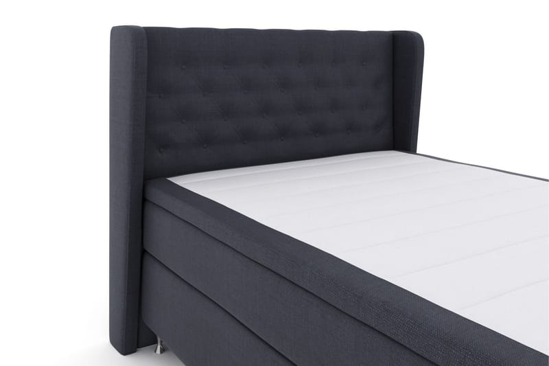 Komplett Sengepakke Choice No 4 160x200 Fast - Blå|Sølvben - Kontinentalsenger - Dobbeltsenger - Komplett sengepakke