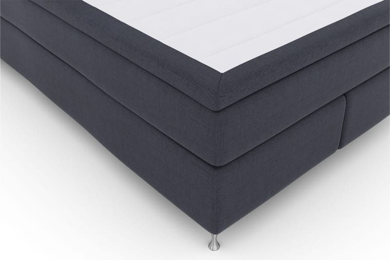 Komplett Sengepakke Choice No 6 140x200 Fast Watergel - Blå|Sølvben - Kontinentalsenger - Komplett sengepakke