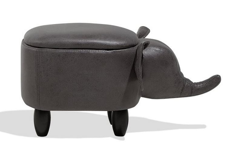Puff Elephant 70 cm - Grå - Puff