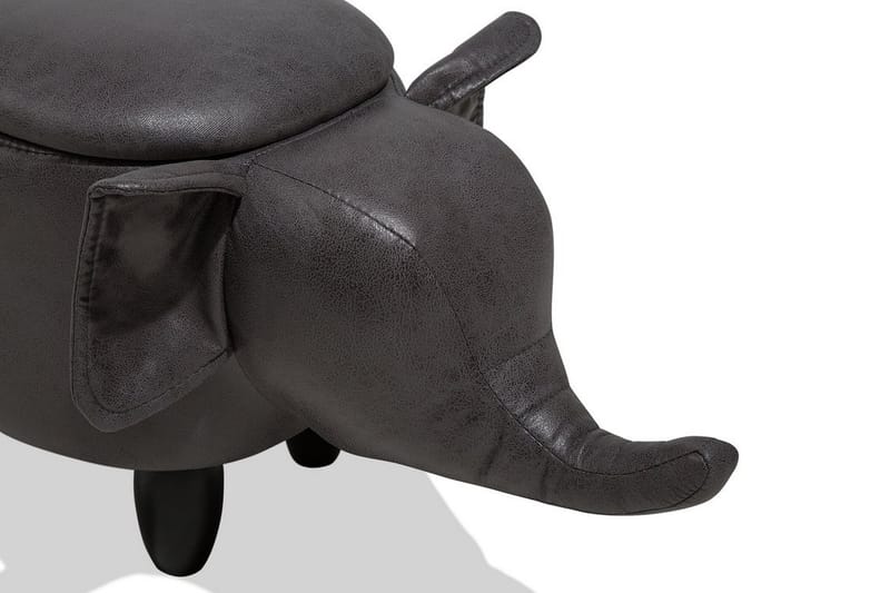 Puff Elephant 70 cm - Grå - Puff