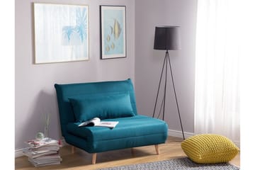 Sovesofa Setten 104 cm - Blå - Møbler - Sofaer - Sovesofaer - Langsgående sovesofa