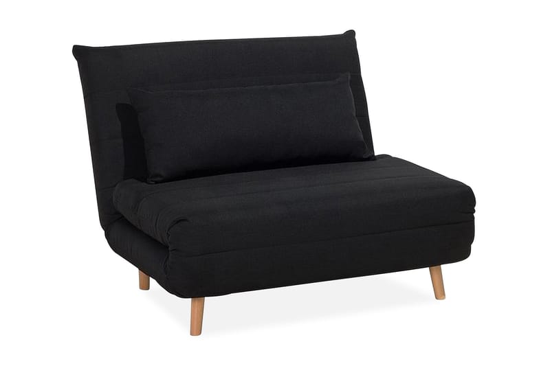 Sovesofa Setten 104 cm - Svart - Møbler - Sofaer - Sovesofaer - Langsgående sovesofa