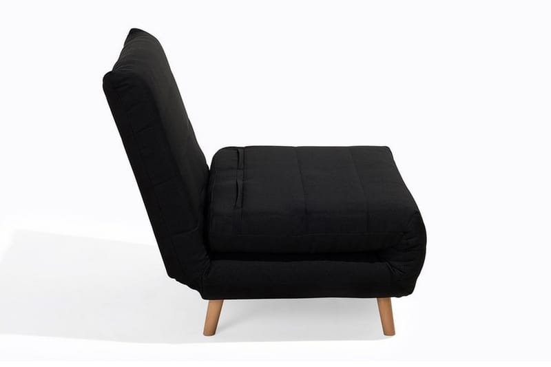 Sovesofa Setten 104 cm - Svart - Møbler - Sofaer - Sovesofaer - Langsgående sovesofa