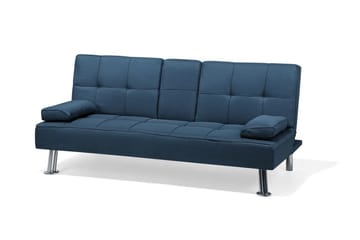 Divansofa Roxen 168 cm - Blå - Møbler - Sofaer - Sovesofaer - Langsgående sovesofa