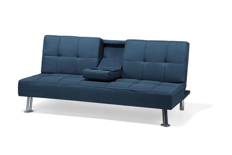 Divansofa Roxen 168 cm - Blå - Møbler - Sofaer - Sovesofaer - Langsgående sovesofa