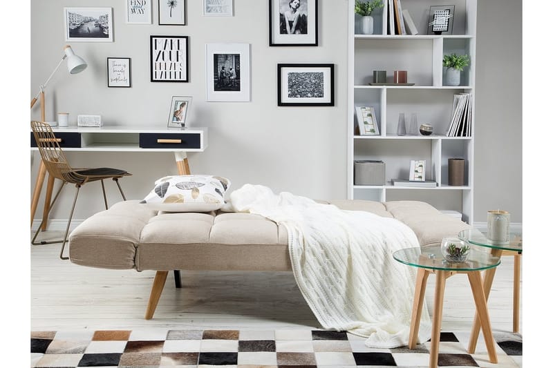 Sovesofa Ingaro 182 cm - Beige - Møbler - Sofaer - Sovesofaer - Langsgående sovesofa