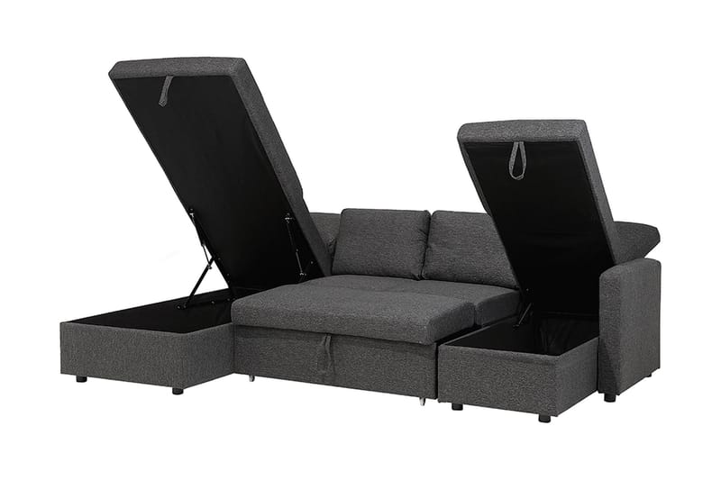 Sovesofa Karrabo 285 cm - Grå - Møbler - Sofaer - Sovesofaer - Langsgående sovesofa