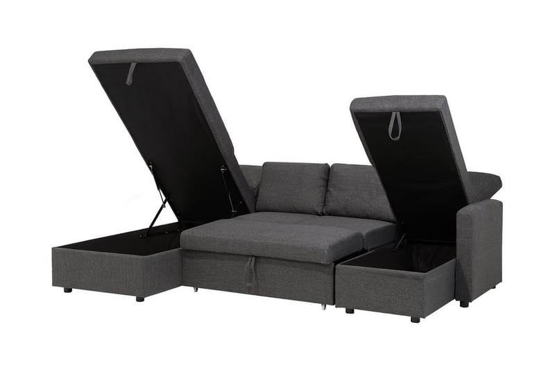 Sovesofa Karrabo 285 cm - Grå - Møbler - Sofaer - Sovesofaer - Langsgående sovesofa