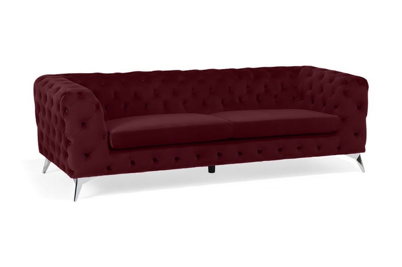 Sofa Sotra - Rød - 3 seter sofa