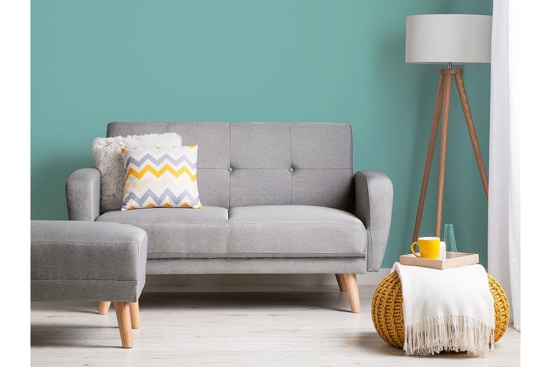 Sovesofa Florli 155 cm - Grå - Møbler - Sofaer - Sovesofaer - Langsgående sovesofa