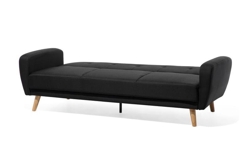 Sovesofa Florli 214 cm - Svart - Møbler - Sofaer - Sovesofaer - Langsgående sovesofa