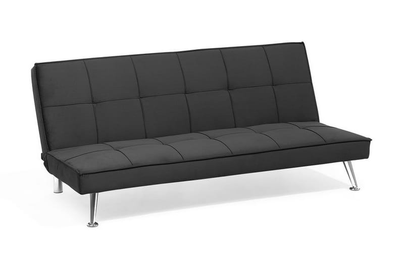 Divansofa Hasle 168 cm - Svart - Møbler - Sofaer - Sovesofaer - Langsgående sovesofa