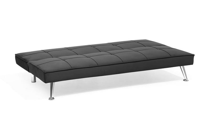 Divansofa Hasle 168 cm - Svart - Møbler - Sofaer - Sovesofaer - Langsgående sovesofa