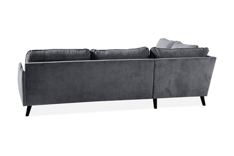 Sjeselongsofa Colt Lyx Venstre - Mørkegrå - 4 seters sofa med divan - Sofaer med sjeselong