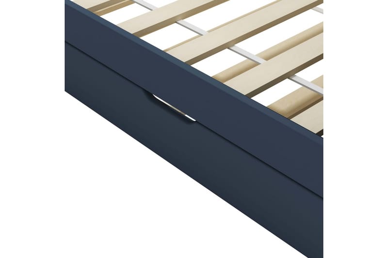 Bäddsoffa ram grå furu 90x200 cm - Møbler - Sofaer - Sovesofaer - Langsgående sovesofa