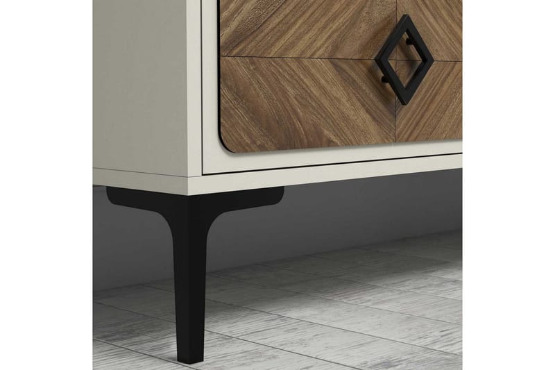TV-møbelsett Amtorp 180 cm - Brun/Hvit - TV-møbelsett