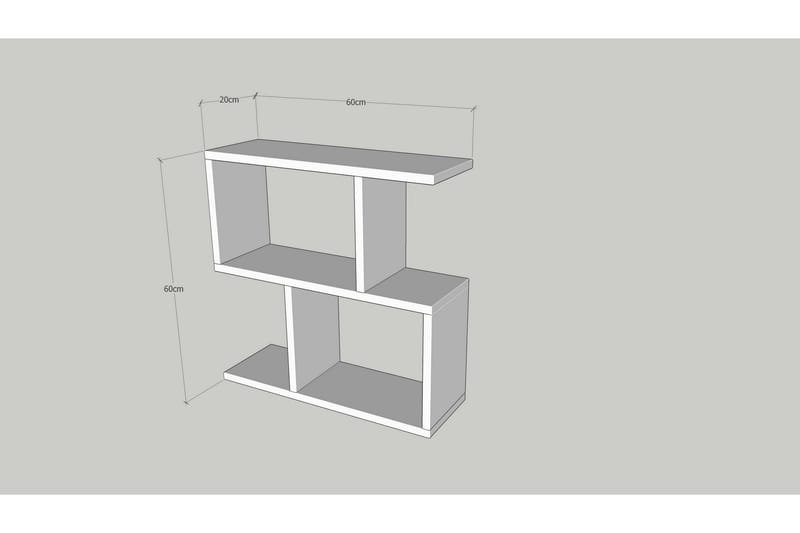 Avlastningsbord Lundtorp 60 cm - Grå - Lampebord & sidebord - Brettbord og småbord