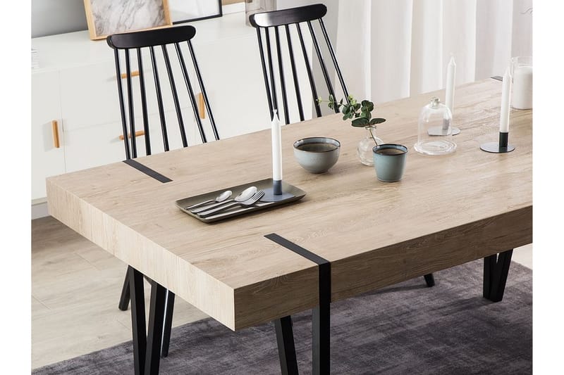 Spisebord Longville 150x90 cm - Brun - Spisebord & kjøkkenbord