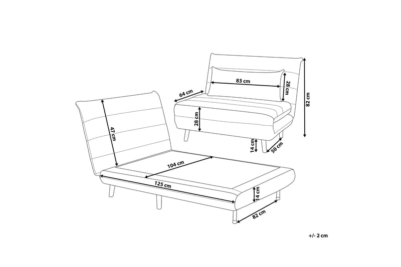 Sovesofa Hause - Grå - Møbler - Sofaer - Sovesofaer - Forovervendt sovesofa