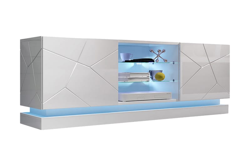 TV-Benk Barjols 40x160 cm LED-belysning - TV benk & mediabenk