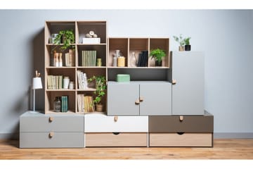 Kommode Stige Hvit/Tre/Natur - Tre/natur/Hvit - Møbler - Barnemøbler - Oppbevaring barnerom - Kommode barn
