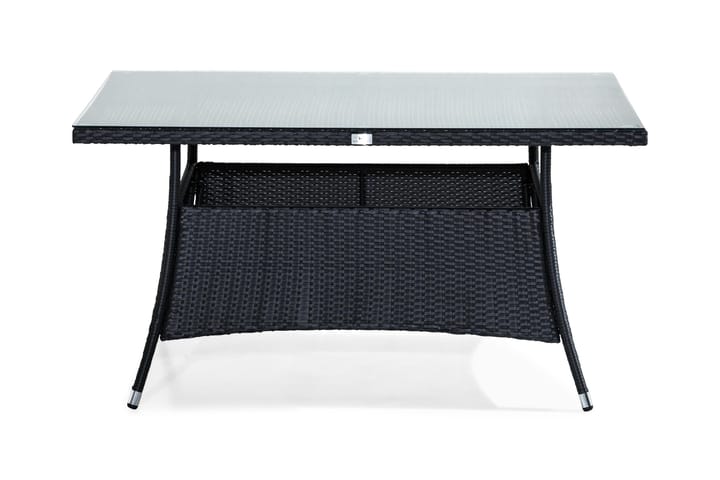 Spisebord Thor 140x90 cm - Svart - Spisebord ute