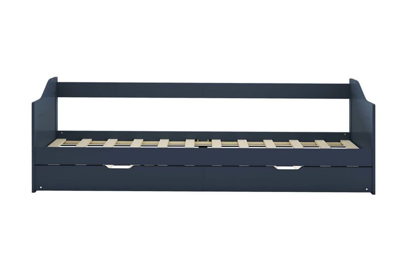 Bäddsoffa ram grå furu 90x200 cm - Møbler - Sofaer - Sovesofaer - Langsgående sovesofa