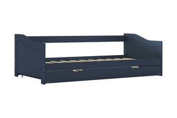 Bäddsoffa ram grå furu 90x200 cm - Møbler - Sofaer - Sovesofaer - Langsgående sovesofa