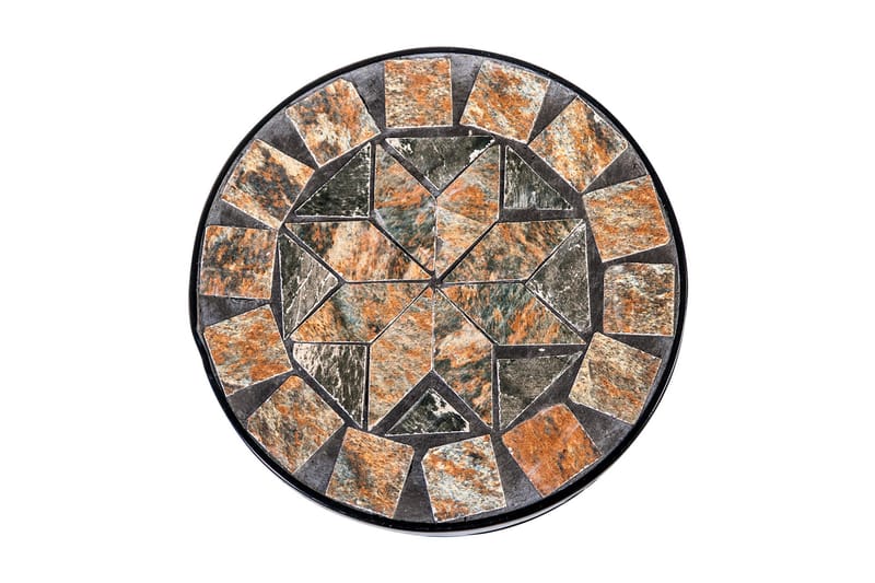 Blomsterpiedestal Mosaic - Svart/Brun/Grå - Avlastningsbord & brettbord ute