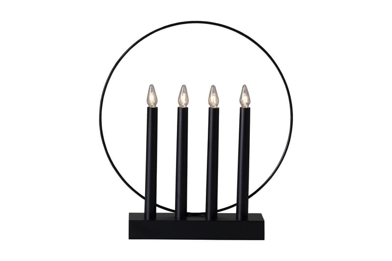 Star Trading Glossy Lysestake 35 cm - Julelys - Adventslysestake