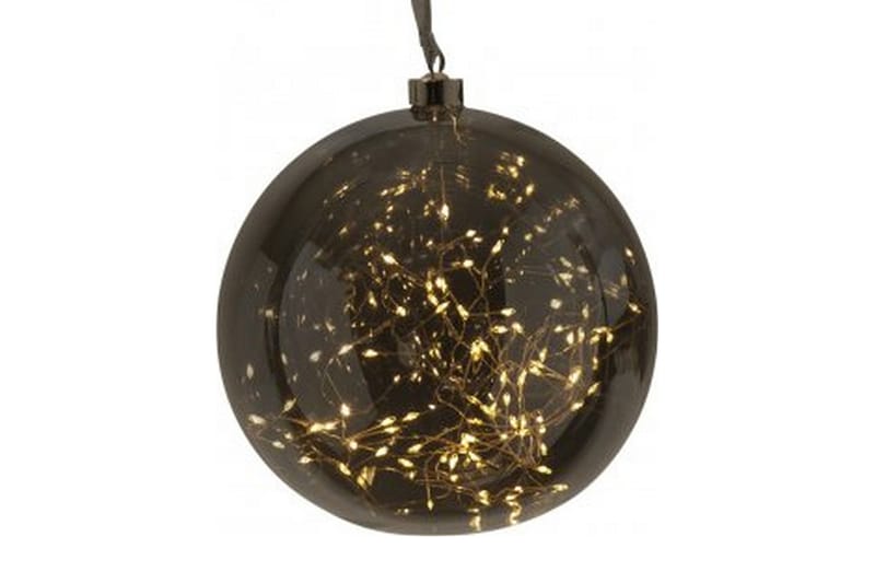 Glasskule Glow 20 cm Sølv - Julepynt & juledekorasjon - Juletrepynt