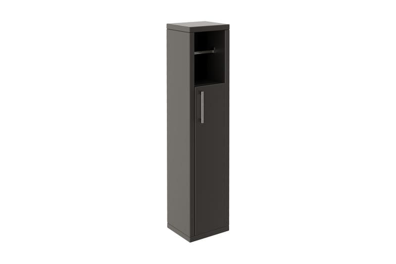 Baderomsoppbevaring Neubach 15x70 cm 3 Hyller - Antrasitt - Toalettrullholdere