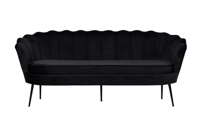 3-seters Sofa Kelle - Svart - 3 seter sofa