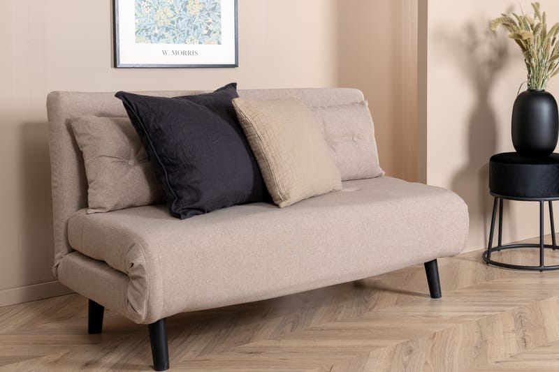 Vicky Sovesofa - Brun / Svart - Møbler - Sofaer - Sovesofaer - Forovervendt sovesofa