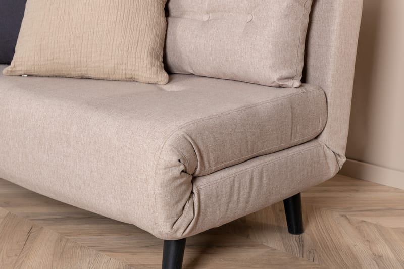 Vicky Sovesofa - Brun / Svart - Møbler - Sofaer - Sovesofaer - Forovervendt sovesofa