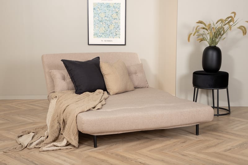 Vicky Sovesofa - Brun / Svart - Møbler - Sofaer - Sovesofaer - Forovervendt sovesofa